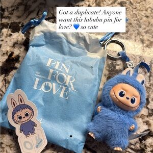 Letter O Pin for Love Labubu